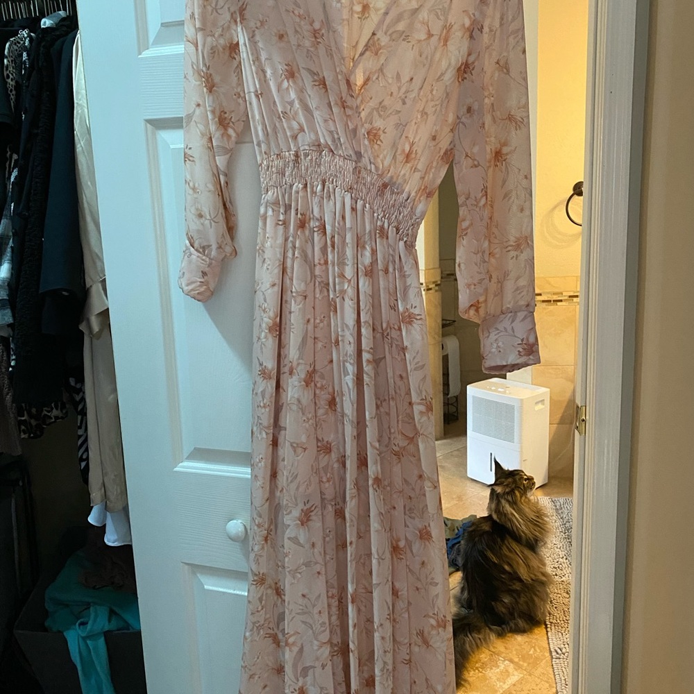 Floral maxi dress